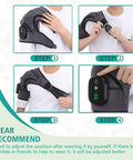Heated Shoulder Wrap, Shoulder Heating Pads Massager For Men Women, Electric Cordless Vibration Massage Heated Shoulder Braces With 3 Heating Setting, Left Right Shoulder Massage