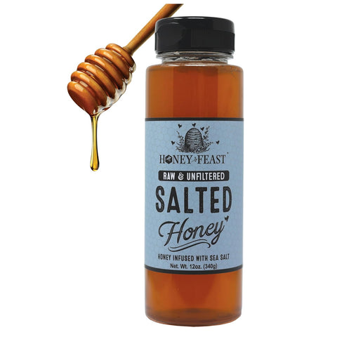 HONEY FEAST New Zealand Manuka Infused Honey with Propolis 12oz - Raw Manuka Honey, Patent Pending Formula, MGO182 Rating, Manuka Honey New Zealand