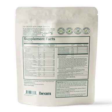 Beam Kids Multivitamin Powder Kids Vitamins with Greens Probiotic & Prebiotic Immune Support for Children & Toddlers No Artificial Sweeteners for Picky Eaters 20 Servings Chocolate Flavor