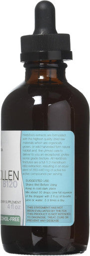 Pine Pollen B120 Alcohol-Free Herbal Extract Tincture, Concentrated Liquid Drops Natural (Song Hua Fen, Scots Pine, Pinus Sylvestris) 4 fl oz