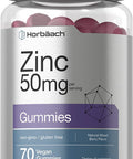 Zinc 50mg Gummies | 70 Count | Vegan, Non-GMO and Gluten Free Formula | Zinc Citrate Dietary Supplement | by Horbaach