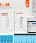 iHealth Blood Glucose Test Strips 50 Count Lancets for Diabetes Management 50 Count Compatible with iHealth Blood Glucose Monitor Only