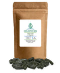 Holistic Bin Clean Green L Theanine Supplement Nootropic Blend of L-Theanine, Ceremonial Grade Matcha Green Tea Powder, Japanese Ashitaba Tea, Moringa & American Ginseng Root (30 Day Supply)