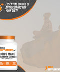 Bulksupplements.Com Lion'S Mane Mushroom Capsules - Lions Mane Supplement Capsules, Lion'S Mane Capsules - Lion'S Mane Extract, 2 Capsules Per Serving, 360 Veg Capsules (Pack Of 1)