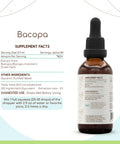 Bacopa B60 Alcohol-Free Herbal Extract Tincture, Concentrated Liquid Drops Natural Bacopa (Bacopa Monnieri) Dried Herb 2 Fl Oz