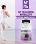 Quercetin 1000mg Per Serving 120 Veggie Capsules Vitamin Supplement to Support Cardiovascular Health Immune Response and Antiinflammatory 60 Day Supply Vegan and NonGMO