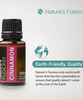 Nature s Fusions Cinnamon Bark 100% Pure and Essential Oils (15 mL)