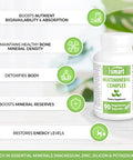 Supersmart MultiMineral Complex Provides Calcium Chromium Iodine Boron Magnesium Selenium Zinc Potassium NoGMO Gluten Free 90 Vegetarian Capsules