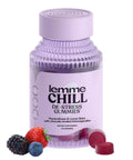 Lemme Chill Stress Relief Gummies With 300Mg Ksm-66 Ashwagandha Lemon Balm Passionflower & Goji To Support Relaxation Healthy Cortisol & Sleep - Gluten-Free Non-Gmo Mixed Berry (60 Count)