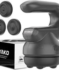 Hyako Handheld Professional Mini Orbital Buffer Relief Massager Adjustable Multi Speed Vibration Deep Tissue Body Chiropractic Massager For Neck Shoulder Leg Back Muscle Pain Relief Massage Therapy