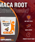 BulkSupplements Maca Root Extract Powder - Herbal Supplement, Antioxidants Support - , Soy Free - 3000mg , 83 Servings (250 Grams - 8.8 oz)