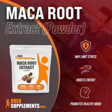 BulkSupplements Maca Root Extract Powder - Herbal Supplement, Antioxidants Support - , Soy Free - 3000mg , 83 Servings (250 Grams - 8.8 oz)