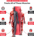 Psoas Muscle Release Tool - Deep Tissue Massager, Stretcher And Acupressure Reflexology For Back Pain, Scar Tissue Adhesion, Trigger Point Piriformis Syndrome & Sciatica Relief