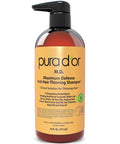 PURA D'OR MD Anti-Hair Thinning Shampoo w/ 0.5% Coal Tar, Biotin Shampoo (16oz)