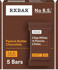 RXBAR Protein Bars, Protein Snack, Snack Bars, Peanut Butter Chocolate, 9.1oz Box (5 Count)