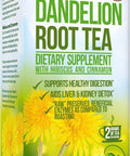 Kiss Me Organics Dandelion Root Tea - 1 Pack (20 Bags) Premium, Organic, Raw Digestive Tea - Detox Teabags to Cleanse & Help Boost Immunity