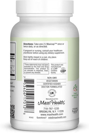 Maxi Health CranMax Supreme Urinary Tract and Immune Boost Capsules 120 Count