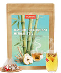 40 Bags Mulberry Leaf Winter Melon & Bitter Melon Peel Tea, Caffeine-Free Natural Ingredients Herbal Tea Bags, Supports Lung Cleanse, No Additives, Daily Enjoyment Tea for Men & Women