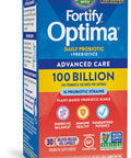 Natures Way Fortify Optima Daily Probiotic, 100 Billion, 15 Strains, Digestive & Immune Support*, with Prebiotics, 30 Capsules