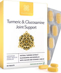 Healthspan Turmeric & Glucosamine Joint Support | 60 Tablets | Joint & Bone Health | Added Vitamin C, Vitamin D3 & Calcium | 30mg Boswellia Serrata Extract | Sustainably Source | Vegan