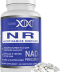 Genex Formulas NR Nicotinamide Riboside 300mg Serving (60 Capsules) NAD+ Precursor for Healthy Aging GMP Certified Non-GMO Gluten-Free Vegetarian (1 Pack)