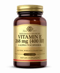 Solgar Vitamin E 268 Mg (400 Iu) 100 Softgels Naturally-Sourced Vitamin E As D-Alpha Tocopherol - Gluten Free Dairy Free - 100 Servings