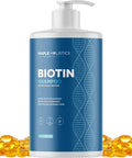 Hair Regrowth Supplement Plus Biotin Shampoo Set - Biotin Hair Growth Supplement For Men And Women Plus Volumizing Shampoo Bundle With Biotin For Thinning Hair