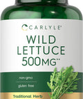 Carlyle Wild Lettuce Extract 500Mg | 200 Capsules | Non-Gmo, Gluten Free Supplement
