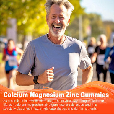 Calcium Citrate Supplement Gummies For Adult - Sugar Calcium Citrate 1200 Mg With Magnesium 300 Mg & Vitamin D3 - Organic Chewable Calcium Supplements For Women & Men