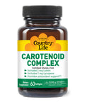 Country Life Carotenoid Complex With Lutein Lycopene And Astaxanthin 60 Softgels Antioxidant Support