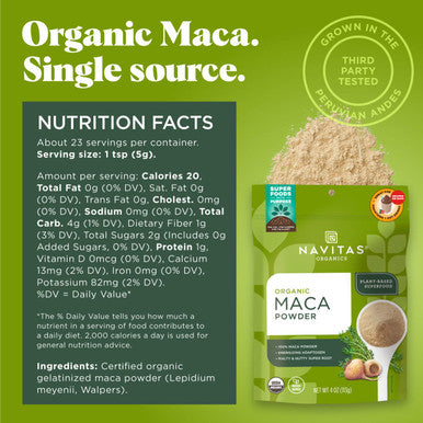 Navitas Organics Maca Powder 4 OZ(113g)