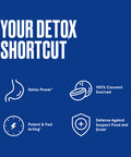 Bulletproof Coconut Charcoal Detox And Gas Relief Capsules, 90 Count, Sourced From 100% Coconut Shells