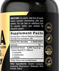 Carlyle BCAA Amino Acids Capsules | 2000mg | 400 BCAA Capsules | Non-GMO Gluten Branch Chain Amino Acids Supplements