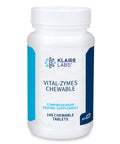 Klaire Labs Vital-Zymes Chewable Digestive Enzymes - Broad Spectrum, DPP-IV Activity Digestive Enzymes - Supports The Breakdown of Proteins, Fats, Carbs, Sugars & Fibers - Gluten (180 Tablets)