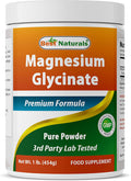 Best Naturals Magnesium Glycinate Powder - 1 Pound (1 LB (Pack of 1))