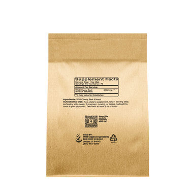 PURE ORIGINAL INGREDIENTS Wild Cherry Bark (8 Oz) Non Gmo, No Fillers Or Additives