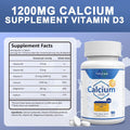 Calcium-Supplement Women-Men Vitamin-D3 Minis-Magnesium - 186Counts Tooth Health Supplement For Adults Calcium 1200 Mg With Vitamin D3,Small And Easy To Swallow,1St Aid Calcium Tablet