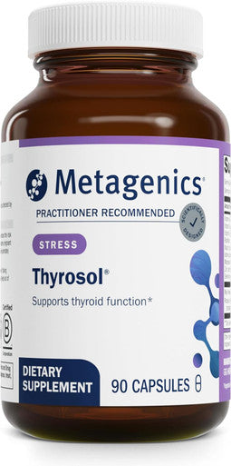 Metagenics Thyrosol Supplement - Supports Thyroid Health - Supports Fatigue Relief - with Iodine Magnesium & More - Non-GMO & Gluten- - 90 Count