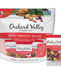 Orchard Valley Harvest Omega-3 Mix, 1 Ounce Bags (Pack of 15), Walnuts, Cranberries, Almonds, and Pistachios, Gluten Free, Non-GMO, No Artificial Ingredients, Healthy Snacks for Adults