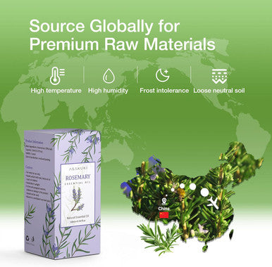 Asakuki Rosemary Essential Oil, Natural Aromatherapy Oils For Diffuser, Humidifiers, Candle Making