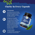 Natures Craft Complete Eye Health Supplement for Adults - Lutein 20mg Per Serving Eye Vitamins for Vision Dry Eyes Pressure and Blue Light Protection - Eye Supplement for Adults with Beta Carotene for Eyes
