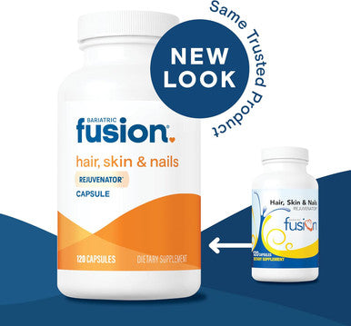 Bariatric Fusion ONE Per Day Bariatric Hair Skin and Nails REJUVENATOR Includes Biotin B12 and B1 120 Count