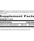 Country Life Methyl B12 Supports Energy & Stamina 5 000Mcg 60 Lozenges Certified Gluten Free Certified Vegan Certified Non-Gmo Verified