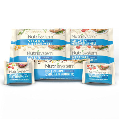 Nutrisystem FROZEN Fast Five 7-Day Diet Kit, Helps Support Weight Loss, 28 Delicious Meals & Snacks Plus Protein and Probiotic Shakes