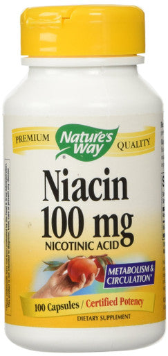 Nature's Way Niacin 100Mg 100 Caps