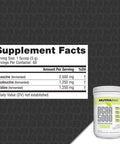 Nutrabio Bcaa 5000 Powder - Fermented Branched Chain Amino Acids For Muscle Growth & Recovery - Natural Flavors Sweeteners And Coloring Vegan Gluten Free - Unflavored 60 Servings