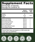 Left Coast Performance Beef Organ Supplement Grass Fed - 7 Beef Organs Complex from New Zealand - Liver Heart Pancreas Kidney Lung Spleen Bone Marrow - Non-GMO No Fillers Hormone & Antibiotic Free - Carnivore Diet - 180ct