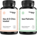 Myo DChiro Inositol Saw Palmetto Hormone Balance Healthy Ovarian Function Fertility and Hair Support Vegan Friendly