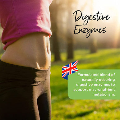 Healthspan Digestive Enzymes 60 Capsules Amylase Lactase Lipase Protease Added Chromium Aids Digestion Vegan