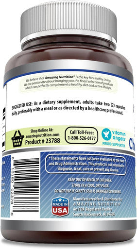 Amazing Nutrition Formulas Glucosamine + Chondroitin + MSM - 240 Capsules (Non-GMO) - Supports Healthy Joint Cartilage and Connective Tissue - Promotes Joint Comfort & Flexibility (240 Capsules)
